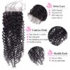 Kinky Curly Bundles with Closure Virgin Hair Voluminous