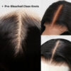 Yaki Straight Hair Wig 13x4 Lace Human Hair Natural Finish