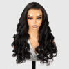 7x6 Lace Front Body Wave Wig Soft Black Everyday Glam
