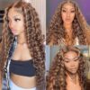 Honey Blonde Loose Deep Wave Bundles remy Hair Full Volume