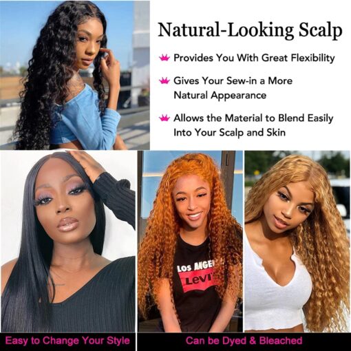 Kinky Curly Bundles with Closure Virgin Hair Voluminous