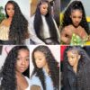 Deep Wave Human Hair Bundles Defined Curls Full Volume