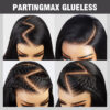 Yaki Straight Hair Wig 13x4 Lace Human Hair Natural Finish