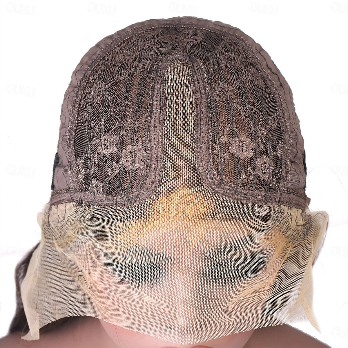 Honey Blonde Bob Wig with Highlights T Lace Front Sleek