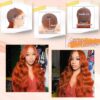 Ginger Body Wave Wig Human Hair for Soft Bouncy Volume