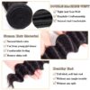 Loose Wave Bundles Human Hair Soft Curls Full Volume Shine