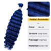 Bulk Human Hair for Braiding Deep Wave Texture Soft and Full