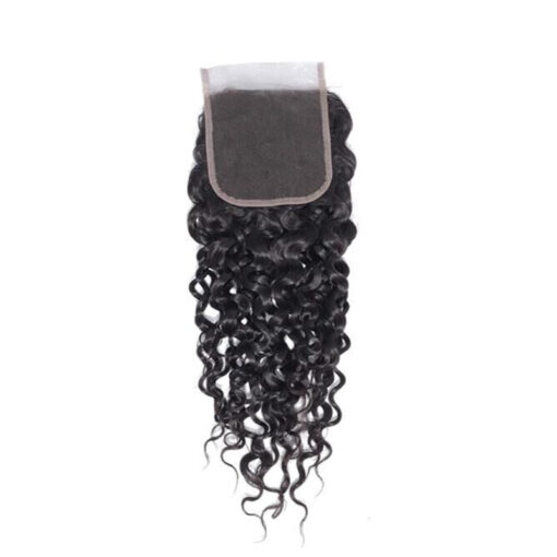 2x6 Lace Closure Black Natural Finish Slim Parting Closure