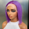 Bob Purple Wig 13x4 Lace Front Sleek Stylish Bold Statement