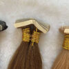 Blonde Tape In Skin Weft Extensions Bulk Human Hair Seamless