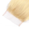 Blonde 4x4 Lace Closure Human Hair Natural Finish Seamless