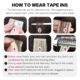 Add instant length and volume with seamless tape in hair extensions made from soft, 100% human hair.