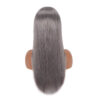 Gray Human Hair Wig 13x4 Lace Front for Natural Elegant Look