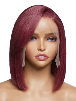 Burgundy Bob Wig 13x4 Lace Front