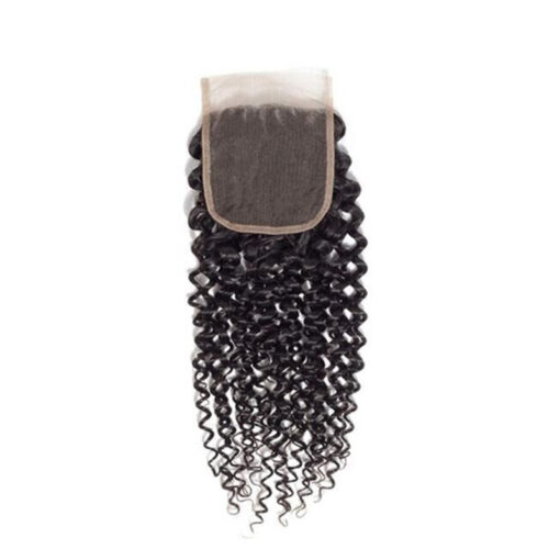 2x6 Lace Closure Black Natural Finish Slim Parting Closure