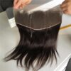 13x4 Lace Frontal Wig Straight Human Hair Sleek Natural Look