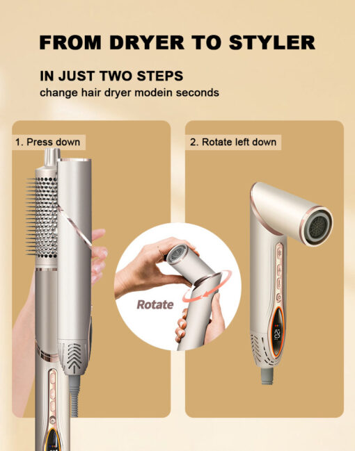 Multifunctional 7-in-1 Pressing Comb Hair Styling Tool