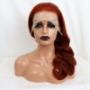 Brown Body Wave Wig 13x4 Lace Front Soft Curls Human Hair