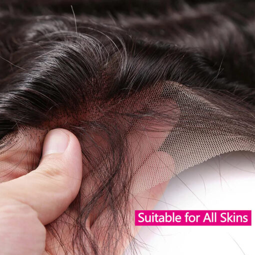 4x4 Lace Closure Straight Human Hair Natural Shine Easy