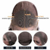 Straight Bob Dark Brown Wig Sleek Natural Look Style