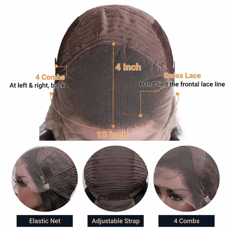 Straight Bob Dark Brown Wig Sleek Natural Look Style