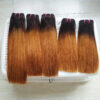Black and Ginger Ombre Hair Bundles Double Drawn Vibrant