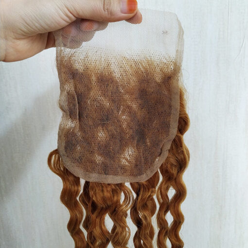 Blonde and Ginger Ombre Hair Water Wave Bundles Bold Color