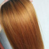 Black and Ginger Ombre Hair Bundles Double Drawn Vibrant