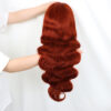Brown Body Wave Wig 13x4 Lace Front Soft Curls Human Hair