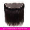 13x4 Lace Frontal Wig Straight Human Hair Sleek Natural Look