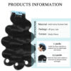 Body Wave Tape In Hair Extensions Human Hair Natural Waves