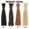 Afro Kinky Dread Hair Extensions Human Hair Braids
