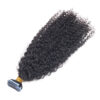 Kinky Curly Tape In Hair Extensions HumanHair Natural Volume