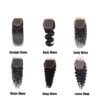 2x6 Lace Closure Black Natural Finish Slim Parting Closure