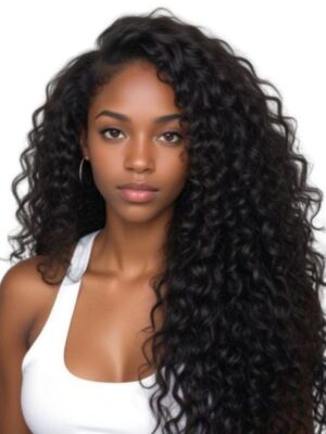 Human Hair Deep Wave Bulk Natural Texture