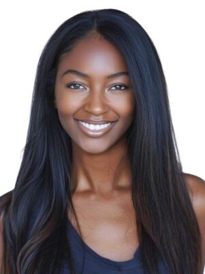 Straight Human Hair Wig Glueless 13x4 Lace Front