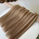 Honey Brown Straight Bundles with Highlights Human Hair