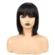 Black Bob with Fringe Wig Sleek Stylish Easy-to-Wear Look