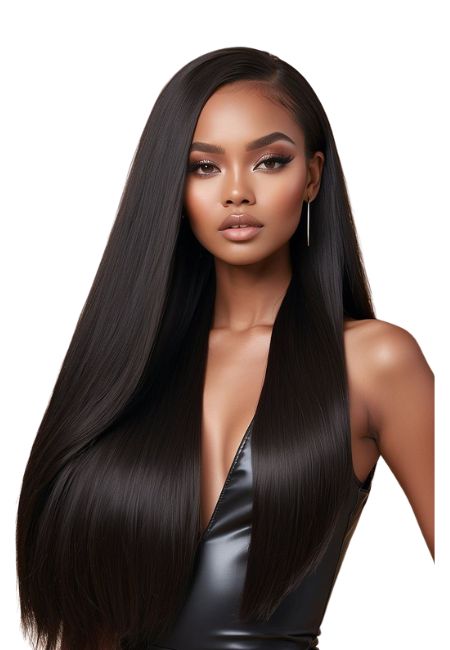 Add instant length and volume with seamless tape in hair extensions made from soft, 100% human hair.
