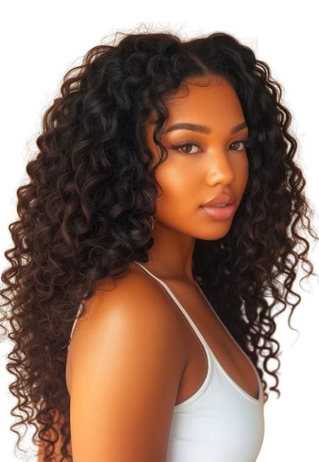 Deep Wave Bulk Human Hair for Braiding Natural Texture