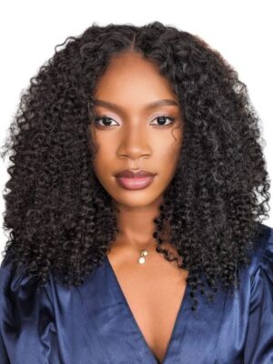Kinky Curly Tape In Hair Extensions HumanHair