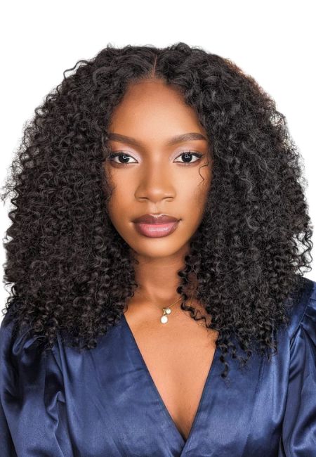 Kinky Curly Tape In Hair Extensions HumanHair Natural Volume